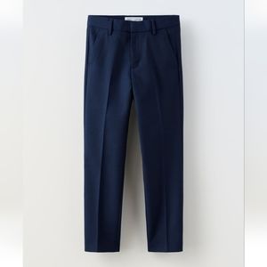 Boy textured suit pants